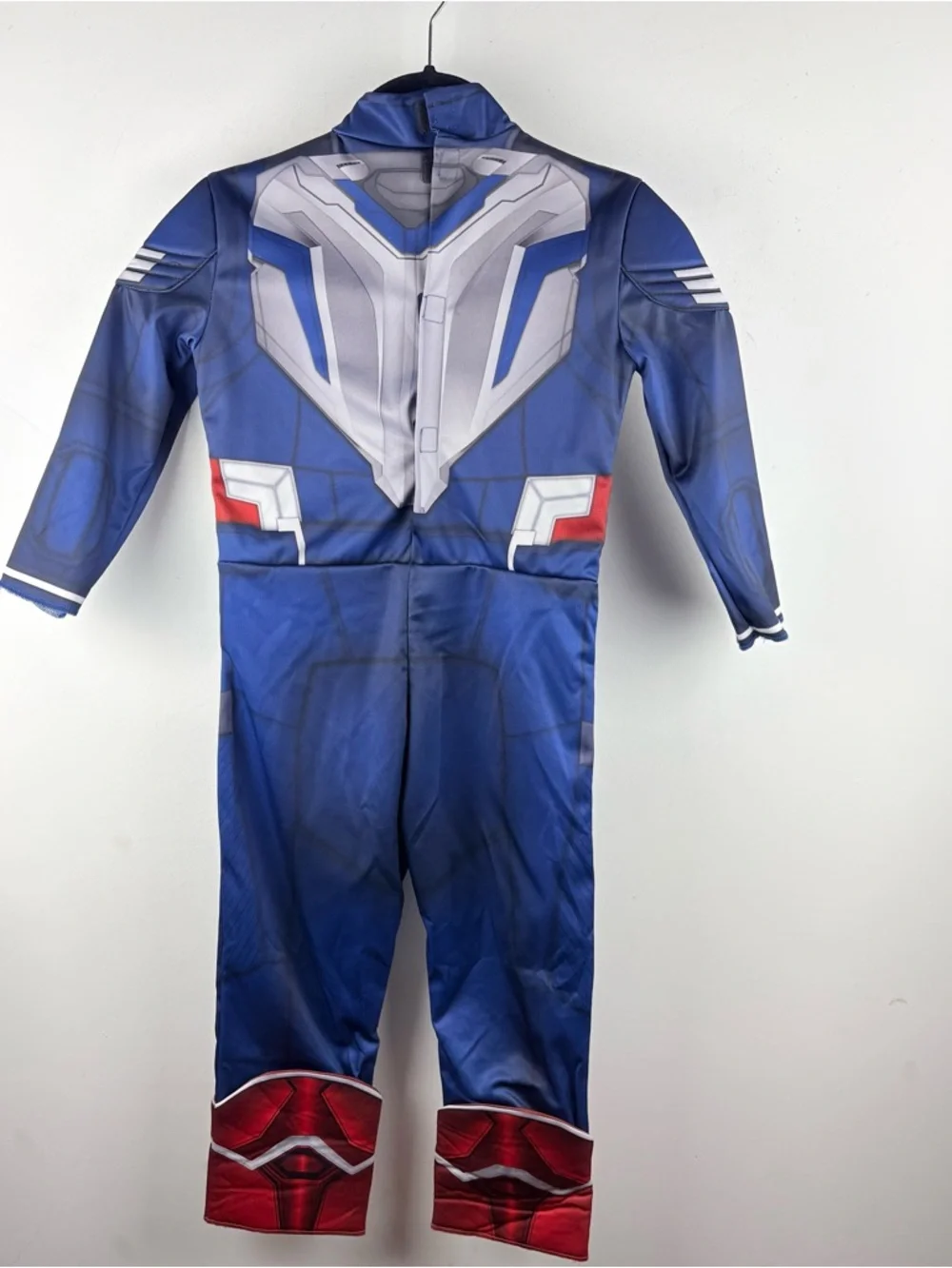 Marvel Captain America Sam Wilson Official Youth Jumpsuit Costume Superhero XS - Picture 6 of 9